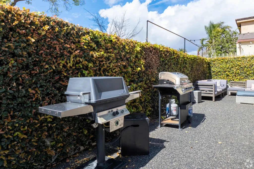 The Hive On Ellendale USC Student Housing Outdoor grilling